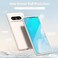 oakxco for Google Pixel 8 Pro Case Liquid Silicone Soft Rubber Gel Elegant Thin Slim TPU Matte Smooth Case with Camera Lens Cover for Women Girl Cute Beige Stone Cream