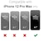 oakxco for iPhone 12 Pro Max Case Clear Magnetic Compatible with Magsafe Thin Slim Transparent Non Yellowing Hybrid Soft Silicone Bumper Hard Plastic Protective Cover for Women Red