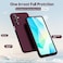 oakxco for Samsung Galaxy A16 5G Case Silicone Thin Slim Grip Soft Rubber Gel Protective Phone Case for Women Matte Plain Solid Color Aesthetic Cute Girly Case with Camera Cover Burgundy Fall