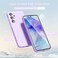 oakxco for Samsung Galaxy A55 5G Phone Case Liquid Silicone Cute Thin Slim Grip Soft Rubber Gel for Women Men Smooth Matte TPU Plain Solid Color Girly Simple Case with Camera Cover Purple Lavender