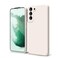 oakxco for Samsung Galaxy S22 Plus Phone Case Liquid Silicone Cute Thin Slim Soft Rubber TPU Plain Smooth Gel Cover for Women Girl Aesthetic Matte Solid Protective Shockproof Bumper Beige Stone
