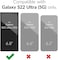 oakxco Oakxco for Samsung Galaxy S22 Ultra Phone Case Liquid Silicone Cute Thin Slim Soft Rubber TPU Plain Smooth Gel Cover for Women Girl Aesthetic Design Matte Solid Protective Shockproof Forest Gre