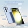 oakxco for Samsung Galaxy S23 Ultra Phone Case Liquid Silicone Cute Thin Slim Soft Rubber TPU Smooth Gel Cover for Women Girl Aesthetic Matte Solid Protective Shockproof Aqua Sky Baby Light Blue