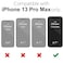 oakxco Magnetic Case for iPhone 13 Pro Max Phone Case Compatible with Magsafe Slim Thin Clear Hard Shell Plastic Silicone Rubber Transparent Cute Mag Safe Cover for Women Girls Purple Lavender