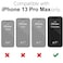 oakxco Magnetic Case for iPhone 13 Pro Max Phone Case Compatible with Magsafe Slim Thin Clear Hard Shell Plastic Silicone Rubber Transparent Cute Mag Safe Cover for Women Girls Purple Lavender