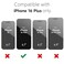 oakxco Thin Slim Clear case for iPhone 16 Plus Transparent Hybrid Hard Shell Plastic Soft Silicone Rubber Bumper NonYellow Acrylic Protective Lightweight Cover for Women Clear