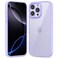 oakxco Oakxco Thin Slim Clear case for iPhone 16 Pro Max Transparent Hybrid Hard Shell Plastic Soft Silicone Rubber Bumper NonYellow Acrylic Protective Lightweight Cover for Women Purple Lavender Lila