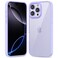 oakxco Oakxco Thin Slim Clear case for iPhone 16 Pro Max Transparent Hybrid Hard Shell Plastic Soft Silicone Rubber Bumper NonYellow Acrylic Protective Lightweight Cover for Women Purple Lavender Lila