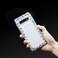 Omio for Galaxy Note 10 Plus 3D Glitter Bling Diamond Case Handmade Sparkle Shiny Crystal Rhinestone Stone Bumper Clear Protective Cover for Women Girls Luxury Shockproof Case for Galaxy Note 10 Plus