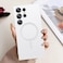 Omio Magnetic Silicone Case for Galaxy S24 Ultra Compatible with MagSafe Matte Soft TPU Silicone AllInclusive Camera Lens Film Shockproof Cover for Women Men White