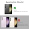 Omio Magnetic Silicone Case for Galaxy S24 Ultra Compatible with MagSafe Matte Soft TPU Silicone AllInclusive Camera Lens Film Shockproof Cover for Women Men White