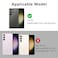 Omio Magnetic Silicone Case for Galaxy S24 Ultra Compatible with MagSafe Matte Soft TPU Silicone AllInclusive Camera Lens Film Shockproof Cover for Women Men White