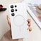 Omio Magnetic Silicone Case for Galaxy S24 Ultra Compatible with MagSafe Matte Soft TPU Silicone AllInclusive Camera Lens Film Shockproof Cover for Women Men White