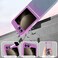 Omio Magnetic Silicone Case for Samsung Galaxy Z Flip 6 Compatible with MagSafe Luxury Gradient Design Soft Liquid Silicone with Camera Lens Protector Shockproof Cover for Women Men PurpleGray