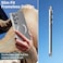 Omio Magnetic Slim Case for Galaxy S23 Ultra Compatible with MagSafe Matte PC UltraThin Bumper Frameless Borderless Minimalist Design with Camera Lens Protector for Men Women Natural Titanium