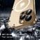 Omio Magnetic Slim Case for iPhone 16 Pro Compatible with MagSafe Clear Matte UltraThin Bumper Frameless Borderless Design with Finger Loop Full Camera Protector for Women Men Desert Titanium