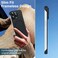 Omio Magnetic Slim Case for iPhone 16 Pro Max Compatible with MagSafe Matte PC UltraThin Bumper Frameless Borderless Minimalist Design with Camera Lens Protector for Men Women Black Titanium