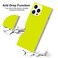 Omorro Compatible with iPhone 14 Pro Case Neon Rectangle for Women Bright Fluorescence Luxury Designer Flexible Soft Slim Rubber Bumper Edge Protective Girly Phone Case Green