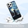 Onemiliayears Black Cute Cat 14 Pro Max Case 67 Inch Van Gogh Cute Cat Case NonSlip Pattern Design and Shock Absorption Soft Silica Gel Frame Support Black Case for Teen Girls and Sisters