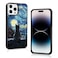Onemiliayears Black Cute Cat 14 Pro Max Case 67 Inch Van Gogh Cute Cat Case NonSlip Pattern Design and Shock Absorption Soft Silica Gel Frame Support Black Case for Teen Girls and Sisters