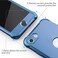 ORETECH Designed for iPhone SE 2022 Case with2 x Tempered Glass Screen Protector 360 Full Body Protection iPhone 2020 Case Cover Hard PC Soft Rubber Silicone for iPhone SE 3rd Generation Blue