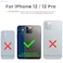 ORNARTO Compatible with iPhone 12 Case Compatible with iPhone 12 Pro Case Slim Liquid Silicone 3 Layers Full Covered Soft Gel Rubber Phone Case Cover 61 inchCyprus Green