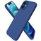 ORNARTO Compatible with iPhone 12 Case Compatible with iPhone 12 Pro Case Slim Liquid Silicone 3 Layers Full Covered Soft Gel Rubber Phone Case Cover 61 inchRoyal Blue