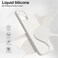 ORNARTO Compatible with iPhone 12 Case Compatible with iPhone 12 Pro Case Slim Liquid Silicone 3 Layers Full Covered Soft Gel Rubber Phone Case Cover 61 inchWhite