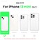 ORNARTO Compatible with iPhone 13 Mini Case Slim Liquid Silicone 3 Layers Full Covered Soft Gel Rubber with Microfiber Case Cover 54 inchMint Green