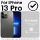 ORNARTO Compatible with iPhone 13 Pro Case 61 Slim Liquid Silicone 3 Layers Full Covered Soft Gel Rubber Case Cover 61 inchMidnight Black