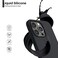 ORNARTO Compatible with iPhone 13 Pro Case 61 Slim Liquid Silicone 3 Layers Full Covered Soft Gel Rubber Case Cover 61 inchMidnight Black