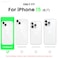 ORNARTO Compatible with iPhone 15 Case 61 Slim Liquid Silicone 3 Layers Full Covered Soft Gel Rubber Phone Case AntiScratch Shockproof Protective Cover 61 Inch Light Green
