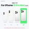 ORNARTO Compatible with iPhone 16 Pro Max Case 69 Slim Liquid Silicone 3 Layers Soft Gel Rubber Shockproof Protective Cover with AntiScratch Microfiber LiningButtercream Yellow