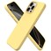 ORNARTO Compatible with iPhone 16 Pro Max Case 69 Slim Liquid Silicone 3 Layers Soft Gel Rubber Shockproof Protective Cover with AntiScratch Microfiber LiningButtercream Yellow