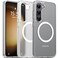 Oterkin Magnetic for Samsung Galaxy S23 Case Matte S23 Phone Case Compatible with MagSafe Frosted Translucent Shockproof AntiScratch Slim Fit Case Military Grade Protection Clear Matte
