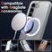 Oterkin Magnetic for Samsung Galaxy S23 Case Matte S23 Phone Case Compatible with MagSafe Frosted Translucent Shockproof AntiScratch Slim Fit Case Military Grade Protection Clear Matte