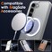 Oterkin Magnetic for Samsung Galaxy S23 Case Matte S23 Phone Case Compatible with MagSafe Frosted Translucent Shockproof AntiScratch Slim Fit Case Military Grade Protection Clear Matte