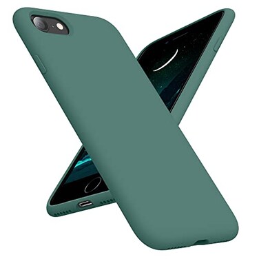 OTOFLY Compatible with iPhone SE CaseiPhone 8 CaseUltra Slim Fit Phone Cases Liquid Silicone Cover with Full Body Soft Bumper Protection AntiScratch Shockproof Case 47 Stone
