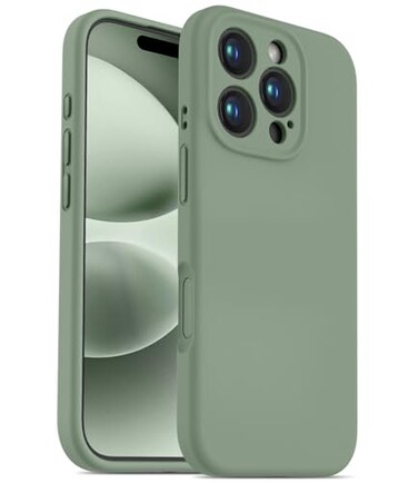 OTOFLY Designed for iPhone 16 Pro Max CaseCamera Control Button Coverage12FT MilitaryGrade Protection Silicone Shockproof Slim Cover Women Men 16 Pro Max Phone Case 69 inch Calke Green