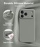 OTOFLY Magnetic for iPhone 17 Pro CaseCompatible with MagsafeClassic Liquid Silicone Mobile Phone CaseIntegrated Camera Control ButtonAntiScratch Microfiber Lining Calke Green