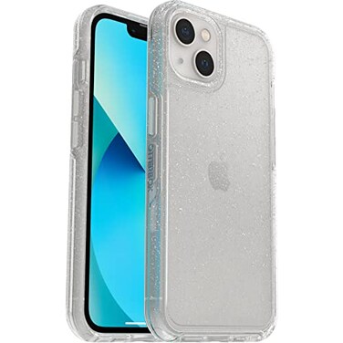 OtterBox iPhone 13 ONLY Symmetry Series Case Stardust UltraSleek Wireless Charging Compatible Raised Edges Protect Camera Screen