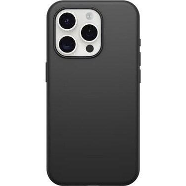 OtterBox iPhone 15 Pro Only Symmetry Series Case Black Snaps to MagSafe UltraSleek Raised Edges Protect Camera Screen