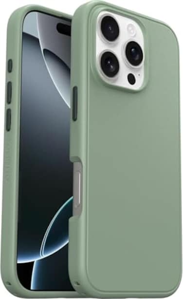 OtterBox iPhone 16 Pro Symmetry MagSafe Case UltraSlim Raised Edges Protect Camera Screen NonRetail Packaging Sagebrush Green