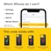 OtterBox iPhone 17e 16e 15 14 13 ONLY Symmetry Series Case Snaps to MagSafe UltraSlim Raised Edges Protect Camera Screen NonRetail Packaging Clear