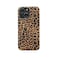 owwiktten Brown Cheetah Print Leopard Phone Case for iPhone 14iPhone 13 61 inch Retro Trendy Luxury Matte Slim Protective Girls Women Funda Cover for iPhone 1314