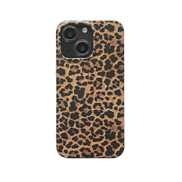 owwiktten Brown Cheetah Print Leopard Phone Case for iPhone 14iPhone 13 61 inch Retro Trendy Luxury Matte Slim Protective Girls Women Funda Cover for iPhone 1314