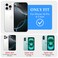 Pepmune for iPhone 16 Pro Case Curly Wavy Frame Hard Translucent Matte Clear Back Cover for Women Men Compatible with Magsafe TPU Bumper Shockproof Drop Protection Phone Case for iPhone 16 Pro Pink