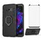 FDCWTSH Phone Case for Samsung Galaxy S8 Plus with Tempered Glass Screen Protector Cover and Magnetic Ring Holder Kickstand Slim Hard Cell Accessories Glaxay S8plus S 8 8plus 8S Edge S8 SMG955U Cases