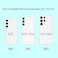 phylla Design for Samsung Galaxy S23 Plus 5g 66 Phone CaseLuxuxry Plating Edge Cute Love Heart Cover for Women Camera Protector Soft Silicone Shockproof Bumper for Galaxy S23 Case Purple