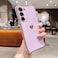 phylla Design for Samsung Galaxy S23 Plus 5g 66 Phone CaseLuxuxry Plating Edge Cute Love Heart Cover for Women Camera Protector Soft Silicone Shockproof Bumper for Galaxy S23 Case Purple